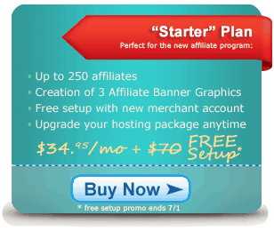 Affiliate Program Hosting Starter