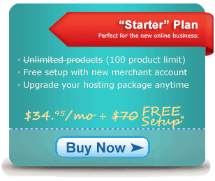Shopping Cart Hosting Starter