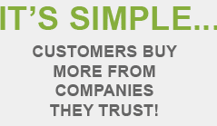 Customers will Buy from Companies the Trust!